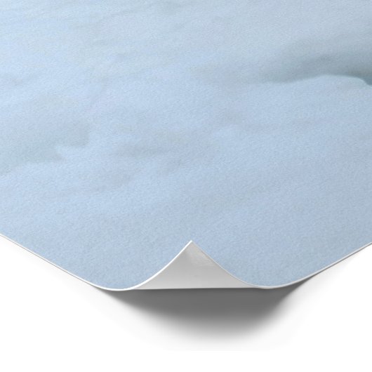 Stacktes Feuerholz. Poster (Ecke)