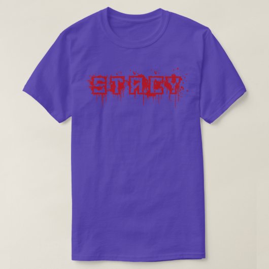 Stacy First Name Halloween Costume Personalized T-Shirt (Design vorne)