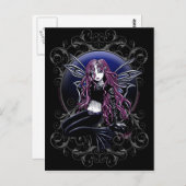 Stacy Magic Mirror Pink Faiasy Fantasy Postkarte (Vorne/Hinten)