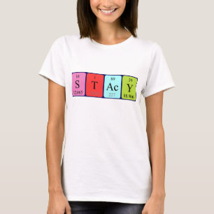 Stacy Namen-Shirt periodischer Tabelle T-Shirt