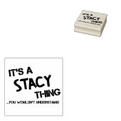 Stacy, was man nicht verstehen würde gummistempel (Stempel)