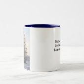 Stad Amsterdam in Sydney 2010 Zweifarbige Tasse (Mittel)