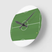 stade foot Wall Clock  Runde Wanduhr (Winkel)