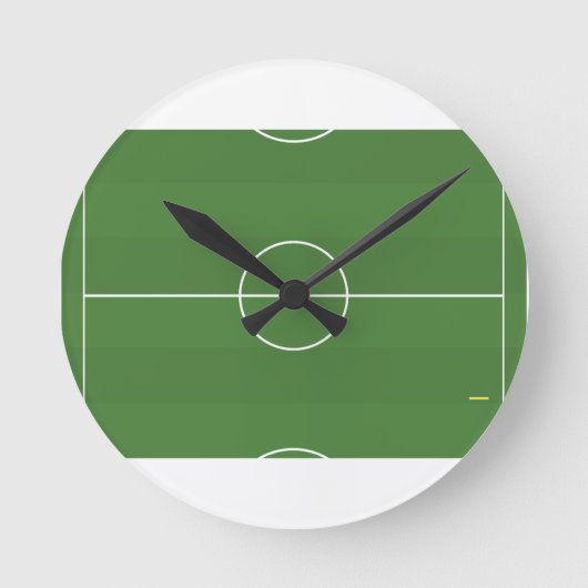 stade foot Wall Clock  Runde Wanduhr (Vorderseite)