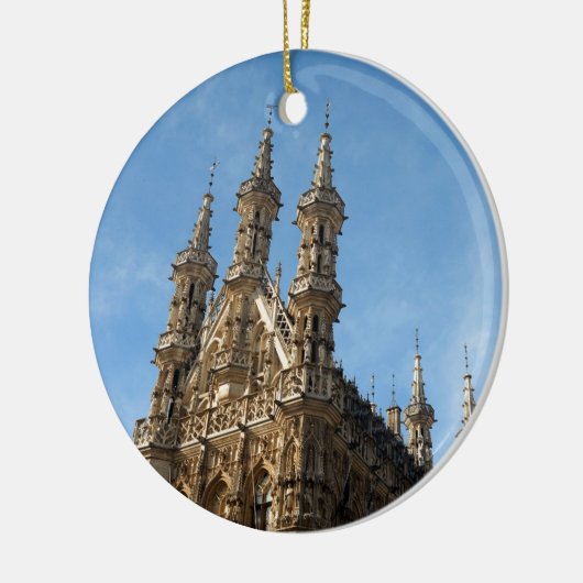 Stadhuis Leuven, Belgien Keramik Ornament (Links)