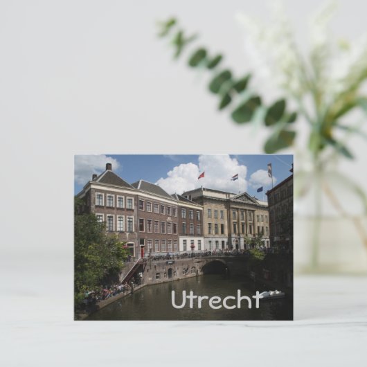 Stadhuisbrug, Utrecht Postkarte (Stehend Vorderseite)