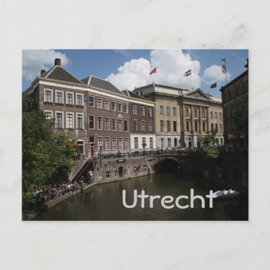 Stadhuisbrug, Utrecht Postkarte (Vorderseite)