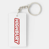 Stadion Arsenal Schlüsselanhänger (Rückseite)