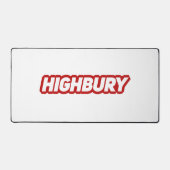 Stadion Arsenal Schreibtischunterlage (Vorderseite)