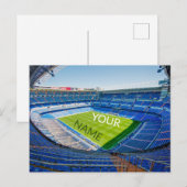 Stadion - Bleachers Postkarte (Vorne/Hinten)