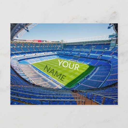 Stadion - Bleachers Postkarte (Vorderseite)