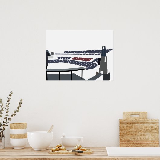 Stadion Gillette Poster (Küche)