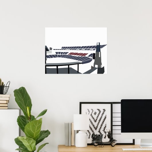 Stadion Gillette Poster (Heimbüro)