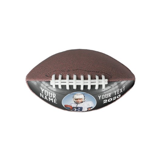Stadion leuchtet Custom Football Black (Vorderseite)