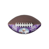 Stadion Lights Custom Football Lila (Vorderseite)