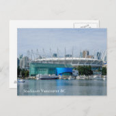Stadion Vancouver British Columbia Postkarte (Vorne/Hinten)