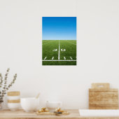 Stadion Yard Line Feld Horizont Poster (Küche)