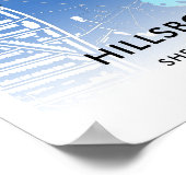 Stadionposter von Hillsborough - Zuhause von Sheff Poster (Ecke)