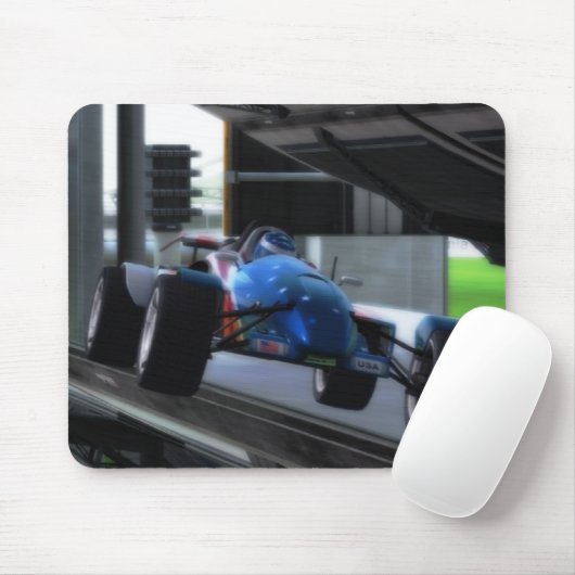Stadions-Auto-Mausunterlage USA Trackmania Mousepad (Mit Mouse)