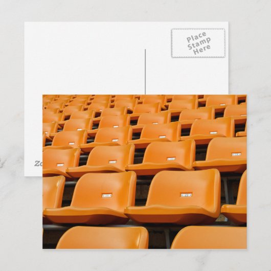 Stadionsitzplatz Postkarte (Vorne/Hinten)