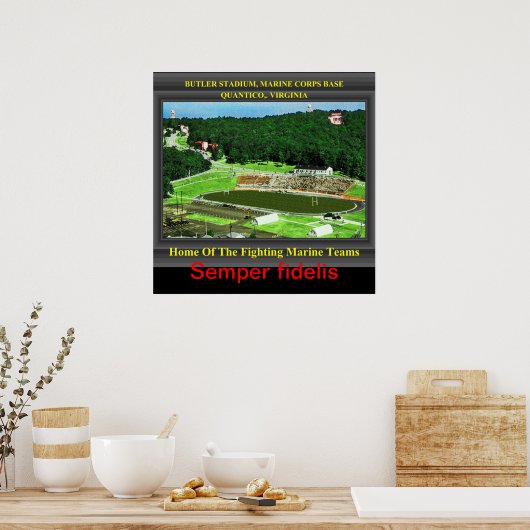 STADIUMQUANTICO, VA POSTER (Küche)