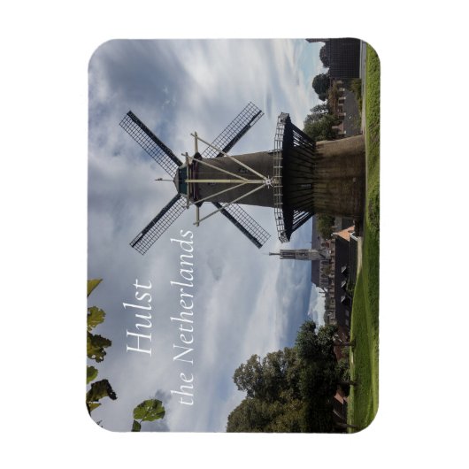 Stadsmolen Windmill, Hulst, Niederlande Magnet (Vertikal)