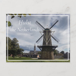 Stadsmolen Windmill, Hulst, Niederlande Postkarte