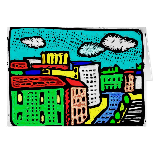 Stadt (Vorderseite (Horizontal))