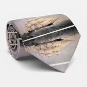 Stadt Adelaide Clipper Schiff 1800 Krawatte (Gerollt)