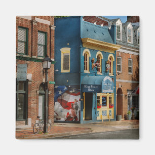 Stadt - Alexandria, VA - König Street Blues Magnet