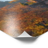 Stadt am Fluss Fotodruck (Ecke)