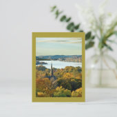 Stadt am Fluss Postkarte (Stehend Vorderseite)