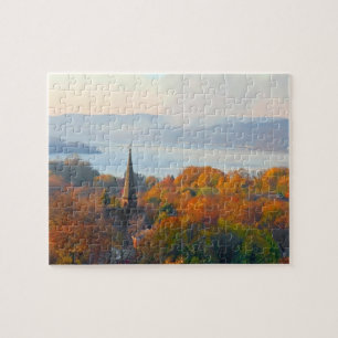 Stadt am Fluss Puzzle