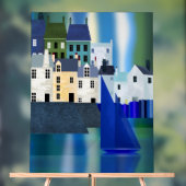 Stadt am Meer Acrylschild (Neutral)