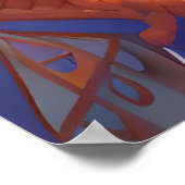 Stadt am Meer | AI Art Poster (Ecke)