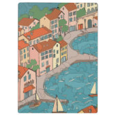 Stadt am Meer Klemmbrett (Rückseite)