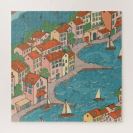 Stadt am Meer Puzzle