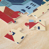 Stadt am Meer Puzzle (Seite)