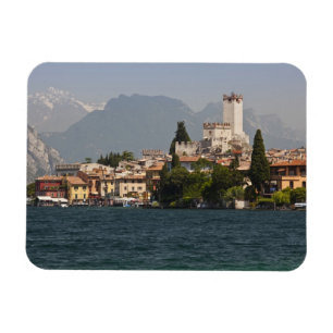 Stadt am See, Malcesine, Provinz Verona, Italien Magnet