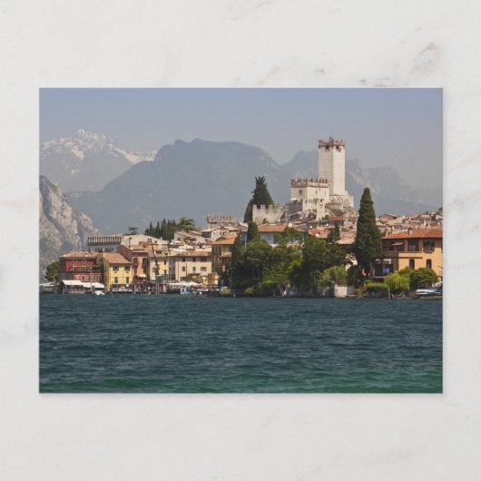 Stadt am See, Malcesine, Provinz Verona, Italien Postkarte (Vorderseite)