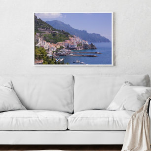 Stadt Amalfi Küste Italien Poster