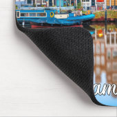 Stadt Amsterdam, Niederlande Mousepad (Ecke)