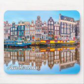 Stadt Amsterdam, Niederlande Mousepad (Vorne)
