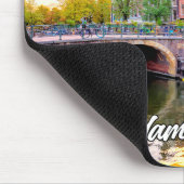 Stadt Amsterdam, Niederlande Mousepad (Ecke)