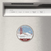 Stadt an der Bucht, San Francisco Kalifornien Magnet (In Situ (Geschirrspüler))