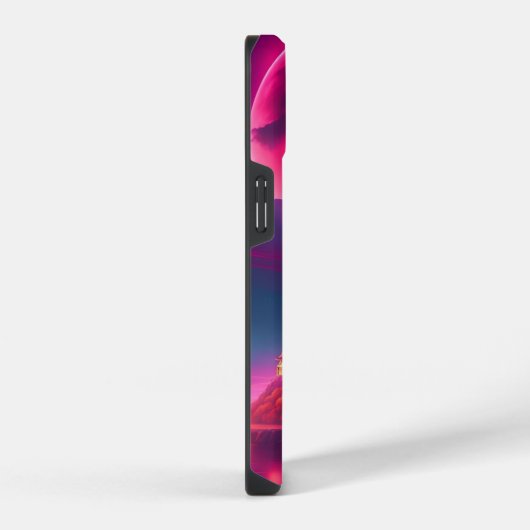 Stadt Anime iPhone Hülle (Rechte Seite)