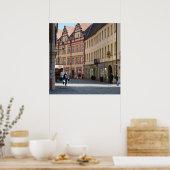 Stadt Ansbach Deutschland Poster (Küche)