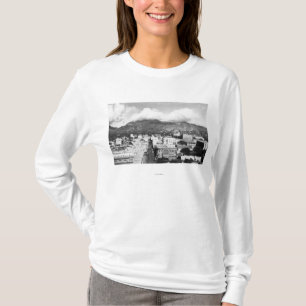 Stadt-Ansicht Honolulus, Hawaii Aloha vom Turm T-Shirt