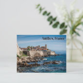 Stadt Antibes, Frankreich Postkarte (Stehend Vorderseite)