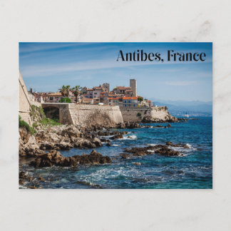 Stadt Antibes, Frankreich Postkarte